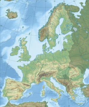 Európa térkép oroszul