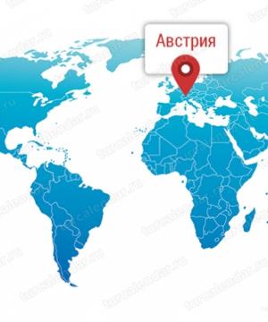Where is Austria located on the world map